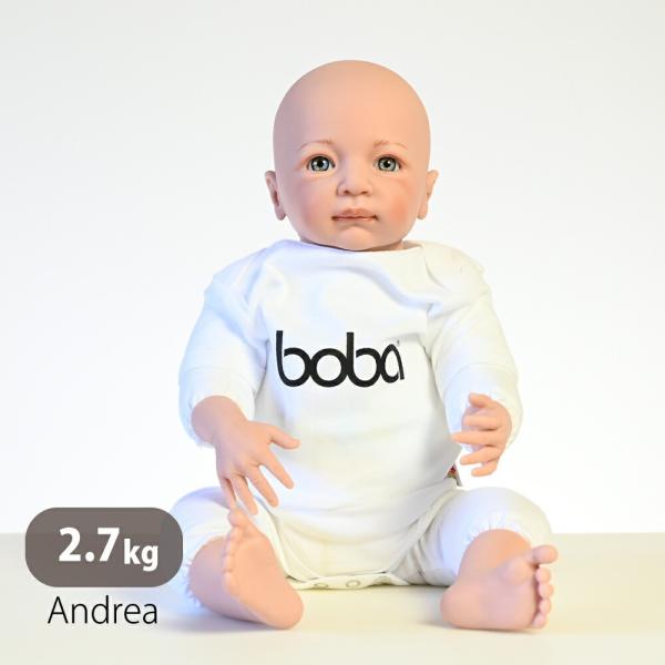 赤ちゃん人形 ダミードール 大サイズ 2.7kg 18インチ 48cm アンドレア ボバ 等身大 実...