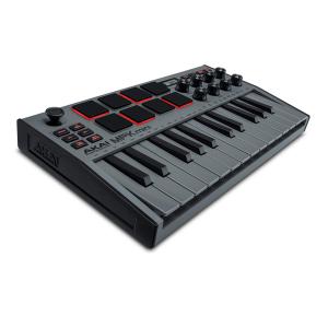 Akai Professional MIDIキーボードコントローラー ミニ25鍵USB ベロシティ対応8ドラムパッド 音楽制作ソフト MPK mini｜cherrype