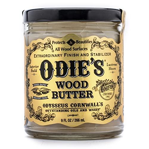 Odieの木製バター9oz