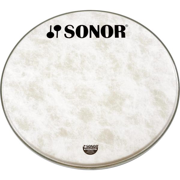 SONOR ソナー バスドラム・ヘッド 22インチ ファイバー・スキン3・ロゴ入り SN-NP22B...