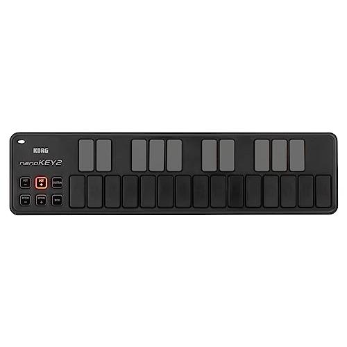 KORG 定番 USB MIDIキーボード nanoKEY2 BK ブラック 音楽制作 DTM コン...