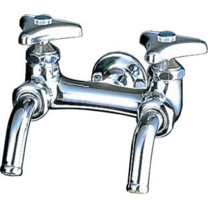 LIXIL(リクシル) INAX 洗面器・手洗器 壁付 横水栓2ツ口ホーム水栓 LF-7Y-13の商品画像