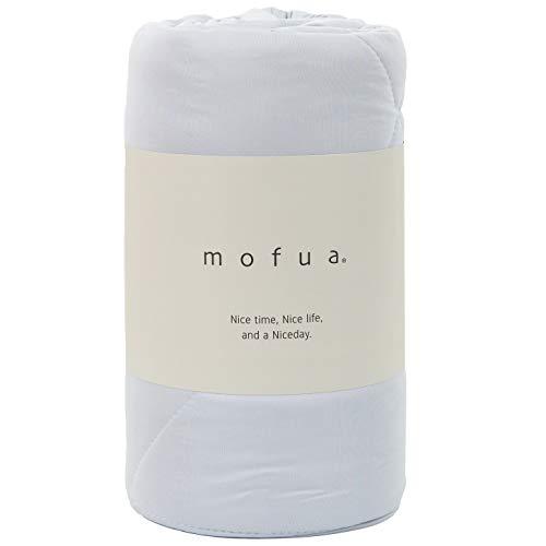 mofua(モフア) 掛け布団 グレー ダブル ふんわり 雲に包まれる やわらか 極細 ニット生地 ...