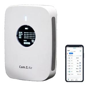 マルチ空気品質チェッカー 【 Cam.G Air 】 換気対策 VOC PM2.5 湿度 温度｜cherrype