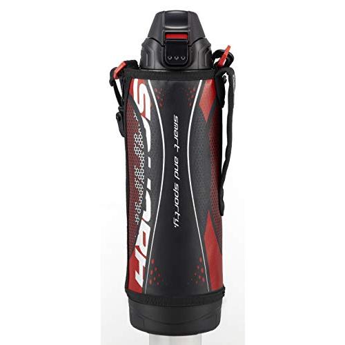 タイガー 水筒 1.0L サハラ ステンレスボトル スポーツ 直飲み コップ付 2WAY ブラック ...