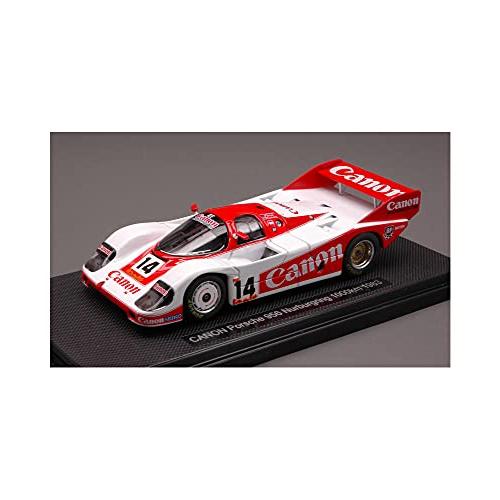 エブロ 1/43 キヤノン ポルシェ 956 1983 ニュルブルクリンク 1000km ホワイト/...