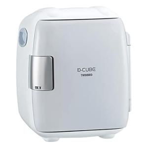 TWINBIRD 2電源式コンパクト電子保冷保温ボックス D-CUBE S グレー HR-DB06GY｜cherrype