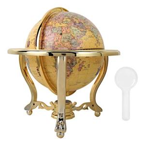 小さな地球儀の装飾ミニ地球儀アンティーク地球儀、地球儀、教育用ギフト用(25cm)｜cherrype