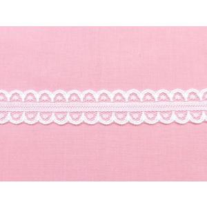 LACE009 エンブロイダリー レース【9089】 ホワイト 18mm