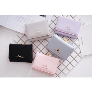 学生　レディース 財布 短財布 三つ折り財布 かわいい