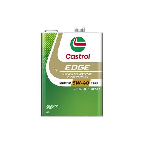 カストロール エンジンオイル EDGE 5W-40 API SP ACEA A3/B4 4L 4輪ガ...