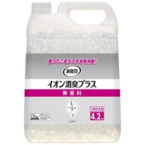 消臭力 イオン消臭プラス 消臭ビーズ 部屋 トイレ用 置き型 無香料 業務用 つめかえ 4.2ｋｇ