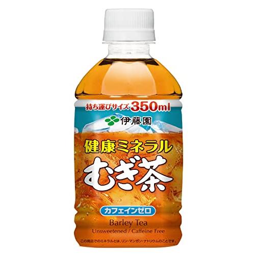 伊藤園 健康ミネラルむぎ茶 350ml ×24本 デカフェ・ノンカフェイン