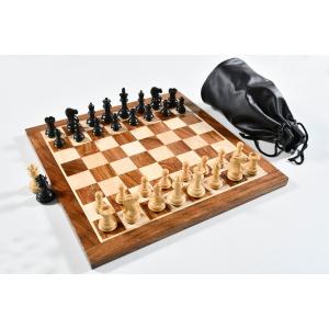 チェスセット コレクター・スタントン 66mm 37cm ポーチ付き インド直送 C0958｜chessjapan