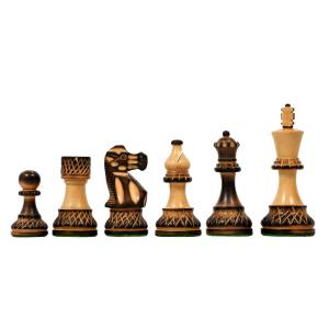 チェス駒 チャンピオンシップ・スタントン 95mm エボナイズ インド直送