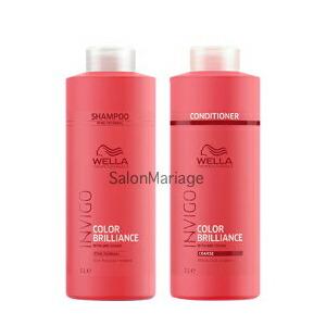 ウエラ インヴィゴ ゴ カラーブリリアンス カラーヘア シャンプー 1000ml＋バイブラントカラー...