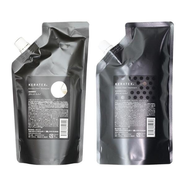 HAHONICO ハホニコ ケラテックス ファイバー シャンプー 500ml+ファイバー トリートメ...
