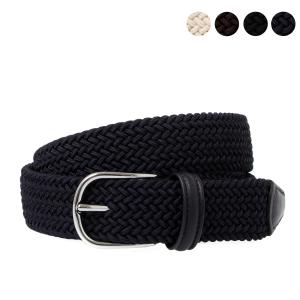 アンダーソンズ ANDERSON'S メンズ メッシュベルト CLASSIC ANDERSON'S PLAIN ELASTIC WOVEN BELT B0667 NE37/PL18｜chgardens