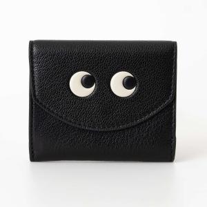 Anya hindmarch アニヤハインドマーチ 長財布 ブラック eyes ANYA HINDMARCH アニヤハインドマーチ 三つ折り財布 PEEPING