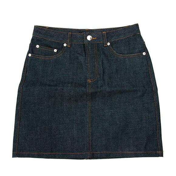 アーペーセー A.P.C. レディース デニムスカート インディゴ DENIM STANDARD S...