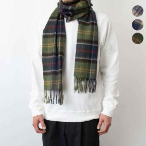 Barbour マフラー　100%カシミア Barbour マフラー 「Barbour」barbour wool cashmere tartan
