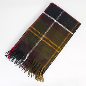 Barbour ウール&カシミア　ポンチョ Barbour（バブアー） レインポンチョ TARTAN SHOWERPROOF PONCHO