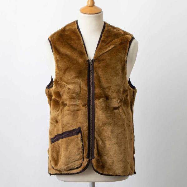 バブアー メンズ レディース ライナーベスト ブラウン WARM PILE WAISTCOAT/ZI...