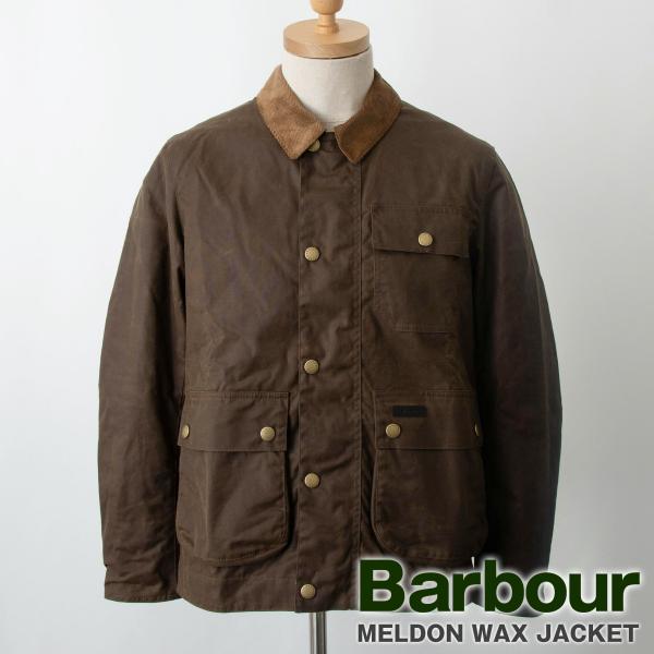 バブアー BARBOUR メンズ ジャケット ブラウン MELDON WAXED JACKET MW...