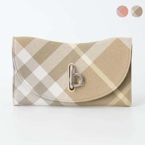 BURBERRY バーバリー 財布 長財布 HALTON CHECK CONTINENTAL