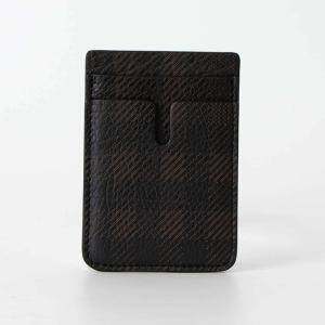 Kuri　　BURBERRY カードケース ブラック Brandol / BURBERRY バーバリー カードケース 薄型 レザー