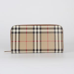 セール対象♪【未使用】BURBERRY ラウンド長財布 バーバリー BURBERRY（バーバリー） 長財布 ブランド ジップアラウンド 小銭入れ