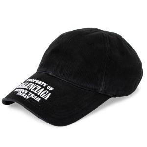 バレンシアガ BALENCIAGA 帽子 メンズ レディース キャップ ブラック HAT PROPERTY CAP 704097 410B 20107 BLACK/WHITE｜chgardens
