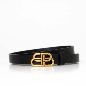 バレンシアガ BALENCIAGA レディース ベルト BB SUPER SLIM BELT BB スーパースリムベルト 673513 1CH04｜chgardens