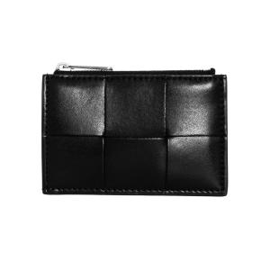 ボッテガヴェネタ BOTTEGA VENETA メンズ キーポーチ CASSETTE KEY POUCH カセット キーポーチ 679850 VBWD2 8803 BLACK-SILVER｜chgardens