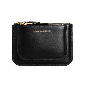 コムデギャルソン　comme des garçon ショルダーバッグ財布　革 コムデギャルソン チェーン付ウォレットバッグ-蛇腹の長財布