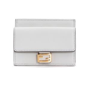 フェンディ FENDI 財布 レディース カードケース/コインケース BAGUETTE CARD HOLDER バゲット カードケース 8M0423 AAJD F0QVL WHITE｜chgardens