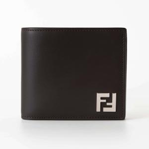 FENDI エフイズ2つ折り 財布 FENDI フェンディ 財布 二つ折り メンズ BI-FOLD WALLET グレー