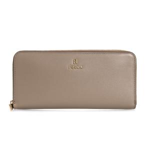 FURLA フルラ 長財布 カメリア フラップ CAMELIA XL グレー FURLA フルラ 財布 レディース ラウンドファスナー長財布