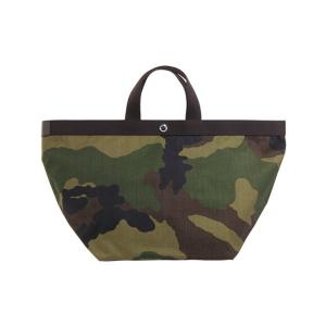 エルベシャプリエ HERVE CHAPELIER レディース メンズ トートバッグ CAMOUFLAGE カモフラージュ コーデュラナイロン舟型トートL 迷彩 725W 49-69 FORET-MOKA｜chgardens