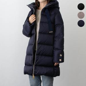 美品 HERNO 2wayダウンコート リブニット 細見え シェイプ グレー herno-002_02b3.jpg