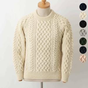 INVERALLAN（インバーアラン） 長袖ニットカーディガン ARAN LUMBER