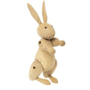 カイボイスン KAY BOJESEN おもちゃ ウサギ オークブラウン WOODEN ANIMALS RABBIT ラビット 39203 OAK｜chgardens