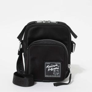 メゾン キツネ MAISON KITSUNE バッグ メンズ レディース ショルダーバッグ THE TRAVELLER CROSSBODY POUCH クロスボディ ポーチ MM05165 WQ1001｜ChelseagardensUK