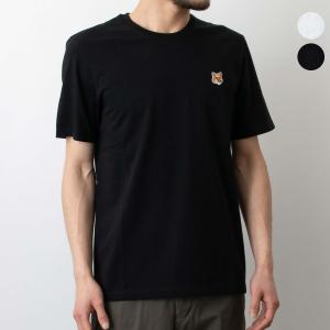 メゾン キツネ MAISON KITSUNE メンズ 半袖Tシャツ FOX HEAD PATCH REGULAR TEE SHIRT LM00104 KJ0008