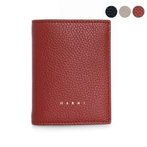 マルニ 三つ折り財布 ブルー PRISMA WALLET 折り財布 MARNI（マルニ）の「PRISMA / カーフレザー三つ折り財布（財布
