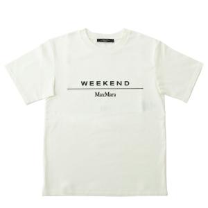 マックスマーラ MAX MARA レディース Tシャツ ホワイト WEEKEND NAVETTA 59760319650 002 BIANCA