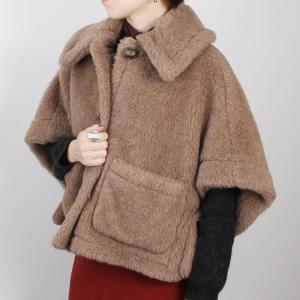 Max Mara（マックスマーラ） TEBE テディベア ケープ キャメル
