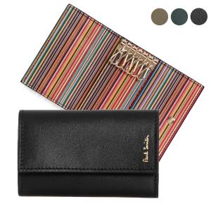 【未使用品】Paul Smith/フォールデッドエッジ コイン＆キーケース/黒 Paul Smith キーケース フォールデッドエッジ コイン＆キー