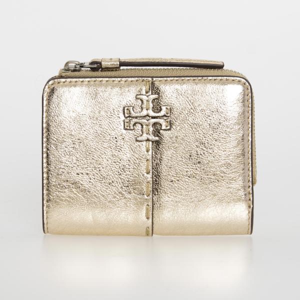 トリーバーチ TORY BURCH 財布 レディース 二つ折り財布 MCGRAW METALIC B...