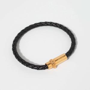 VERSACE(ヴェルサーチェ)ブレスレット ヴェルサーチェ Versace メドゥーサ 2連 ブレスレット レザー